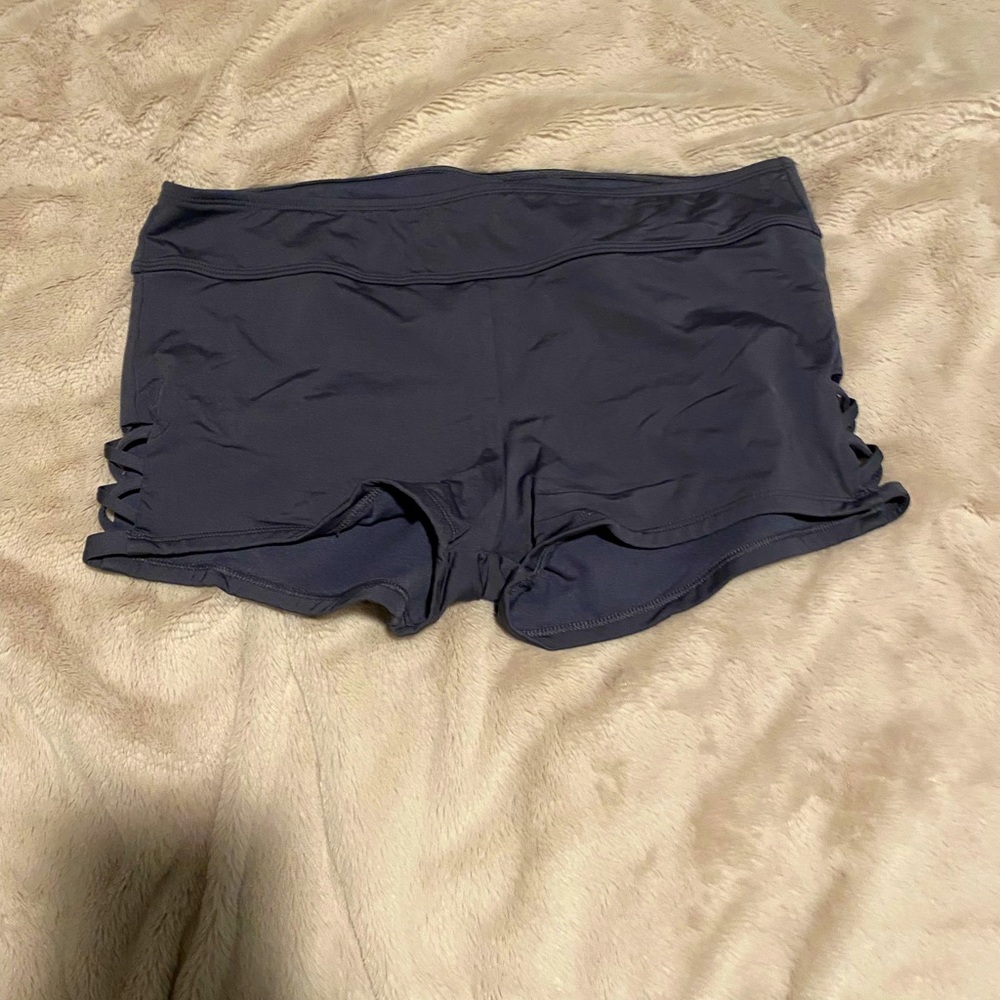 Grey gym shorts
